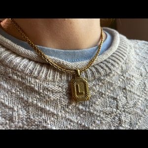 Gold Initial Choker ⛓